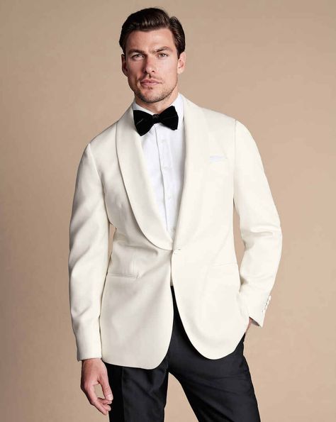 Mens Formalwear, Charles Tyrwhitt Shirt, Smart Casual Shirts, Black Suit Wedding, Black And White Tuxedo, Polo Shirt Style, Morning Suits, Smart Jackets, Italian Suit