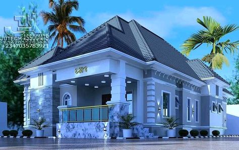 Hotel Design Architecture, Modern Bungalow House Design, Bungalow Style House, House Interior Design Styles, Bungalow Floor Plans, Bungalow Style House Plans, Latest House Designs, Affordable House Plans, Duplex Design