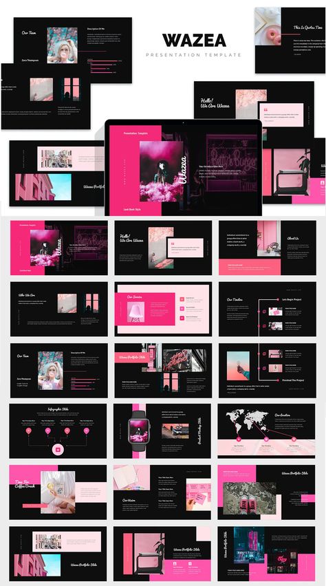 Pink Presentation Design, Google Slides Presentation Ideas, Aesthetic Slides Presentation, Google Slides Aesthetic, Pink Presentation, Google Slides Ideas, Keynote Presentation Design, Mood Board Fashion Inspiration, Graphic Deisgn