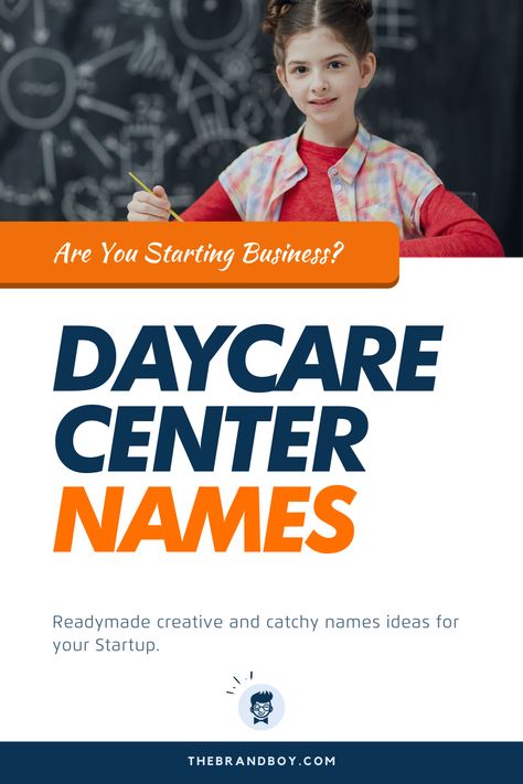 The daycare industry is very vast and it brings in an annual $47 billion a year among 870,000+ businesses. #CatchyNames #NamesIdea #SmallBusinessNames #DaycareNames Daycare Names Ideas, Daycare Names, Catchy Names, Creative Names, Daycare Center, Names Ideas, Early Intervention, Cute Names, Education Center