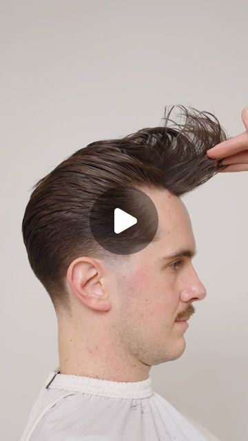 John Carmona on Instagram: "𝓒𝓵𝓪𝓼𝓼𝓲𝓬 𝓰𝓻𝓪𝓭𝓾𝓪𝓽𝓲𝓸𝓷 X Tutorial // ft. @thetimfluence // sponsored by @stmntgrooming 
.
Stay tuned for part 2 👁️ 
.
#makeyourstmnt #pompadour #classichaircut #jamesdean #menshairstyles #hairtutorial #titanbarber" Classic Pompadour Men, Short Pompadour Men, Short Pompadour, Pompadour Men, Classic Haircut, Just For Men, Pompadour, Stay Tuned, Hair Tutorial