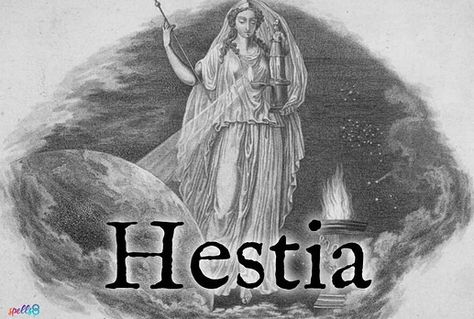 Hestia 🔥 Greek Goddess of the Hearth - Witchy Wisdom - The Spells8 Forum Goddess Of The Hearth, Son Of Zeus, Hearth And Home, Kitchen Witch, Sacred Places, Greek Goddess, Place Of Worship, Aphrodite, Ancient Times