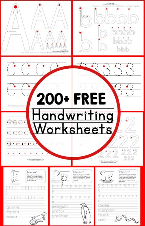 Free Printable Handwriting Worksheets, Handwriting Worksheets For Kindergarten, Free Handwriting Worksheets, Printable Handwriting Worksheets, Handwriting Worksheets For Kids, Teaching Handwriting, Writing Printables, Toddler Teacher, Free Handwriting