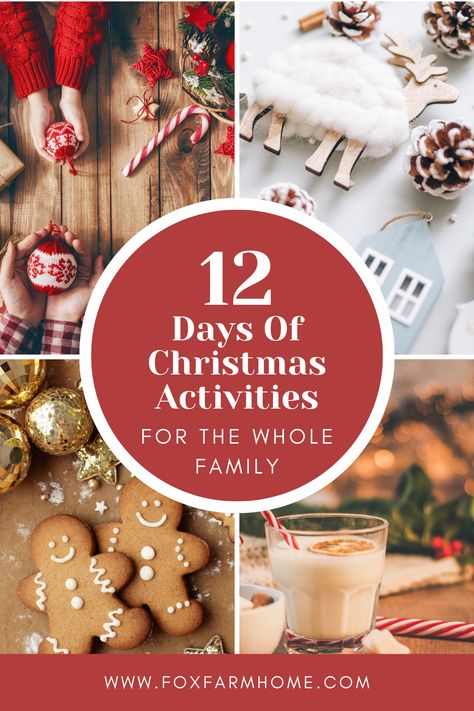 Family 12 Days Of Christmas Ideas, Kids 12 Days Of Christmas Gift Ideas, 12 Days Of Christmas Gift Ideas For Families, 12 Days Of Christmas For Family, 12 Days Of Christmas Traditions, Week Of Christmas Activities, 12 Days Of Christmas Kids Activities, 12 Days Of Christmas Activities Families, 12 Days Of Christmas Family Activities