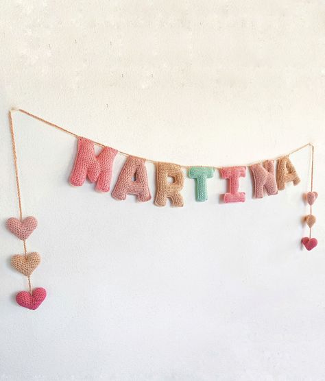 Letras colgantes para Martina 💞🫶🏻 On Instagram, Instagram