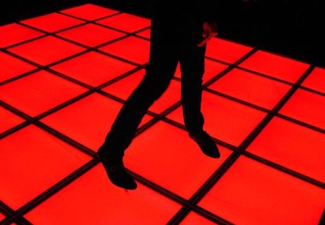 Location/Lighting - Club/Electric dance floor/Red lighting Night Club Interior Design, Club Interior Design, Night Club Lighting, The Art Of Eye Contact, Louis Tomlinson Aesthetic, Light Up Dance Floor, Club Interior, Red Rum, Queen Of Halloween