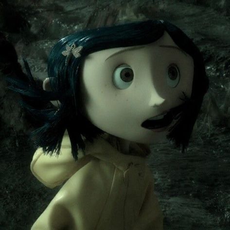 Coraline Pfp, Coraline Film, Coraline, Film, Wall, Blue