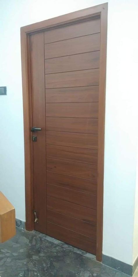 Single Wood Door Design, Veneer Door Design Main Door, Stairs Side Wall Design Indian, Door Design Sanmaika, Bedroom Wooden Door Design, Main Wood Door Design, Bedroom Flush Door Design, Wooden Bedroom Door Design, Ply Wood Door Design