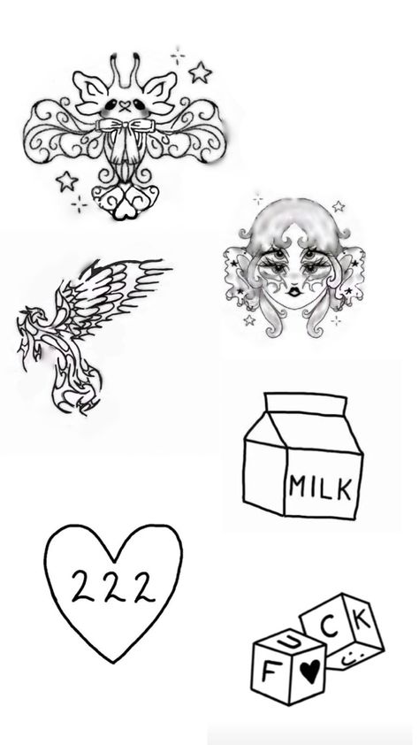 Melanie Martinez Cheese Tattoo, K 12 Melanie Martinez Tattoo, Melanie Martinez Tattoo Ideas Mad Hatter, Melanie Martinez Matching Tattoos, Melanie Martinez Aesthetic Tattoo, Small Melanie Martinez Tattoos, Melanie Martinez Tatoos Ideas, K-12 Tattoo Ideas, Melanie Martinez Doodles Easy