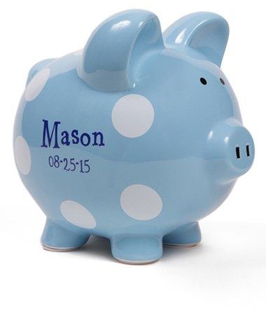 Ceramic Piggy Bank, Personalized Piggy Bank, Piggy Banks, Coin Bank, Christmas Wishes, Piggy Bank, Baby Gift, Banks