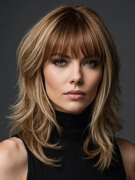 Curly To Straight Hair, Shag Haircut Ideas, Short Hairstyles For Round Faces, Mom Haircuts, Long Shag Haircut, Long Shag, Layered Haircuts For Medium Hair, Long Layered Haircuts, Haircuts Straight Hair