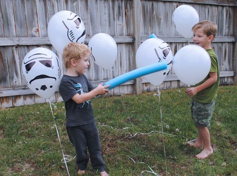 Star Wars Party Games, Star Wars Printables, Pool Party Games, Star Wars Theme Party, Surprise Ideas, Birthday Party Games For Kids, Storm Troopers, Star Wars Birthday Party, Birthday Star