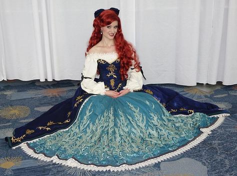 Ariel Blue Dress, Ariel Pink Dress, Ariel Cosplay, Ariel Dress, Everyday Cosplay, Ariel Mermaid, White Mermaid, Disney Designs, Disney Cosplay