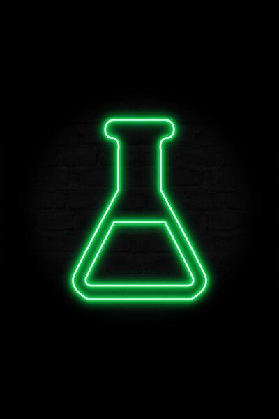 Neon Chemistry Aesthetic, Neon Laboratory, Colour Astethic, Neon Science, Chemistry Aesthetic, Chemistry Laboratory, Green Wallpapers, Green Chemistry, Science Icons