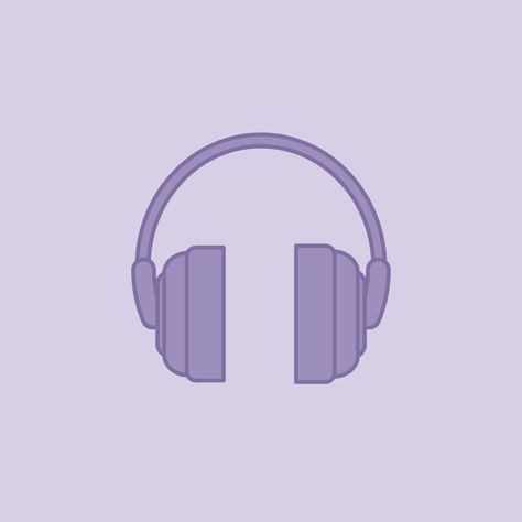 Purple Headphones Icon, Purple Headphones, Headphones Icon, App Logo, Winter 2024, Headphones, Ios, ? Logo, Purple