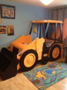 JCB Halo, Single digger Bedding for boys bedroom | Reagan's ... Kids Truck Bed, Truck Toddler Bed, Princess Castle Bed, Tractor Bed, Bunk Beds Boys, Castle Bed, Toddler Beds, Deco Originale, Boys Bedding