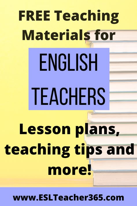 Top Teaching Materials for English Teachers - lesson plans and teaching advice English Teacher Lesson Plans Activities, Teaching English Online Lesson Plans, Esol Resources Teaching English, English Materials Teaching, Lesson Plan For English Teachers, Classroom English For Teachers, Esl Teaching Lesson Plans, Tefl Lesson Plans Teaching English Online, Online Esl Teaching