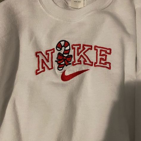 custom made nike sweatshirt Preppy Nike Sweatshirt, Custom Nike Sweater, Homemade Nike Sweatshirt, Nike Christmas Sweatshirt, Christmas Nike Sweatshirt, Nike Christmas Crewneck, Nike Disney Sweatshirt, Diy Nike Hoodie, Nike Sweatshirts Diy