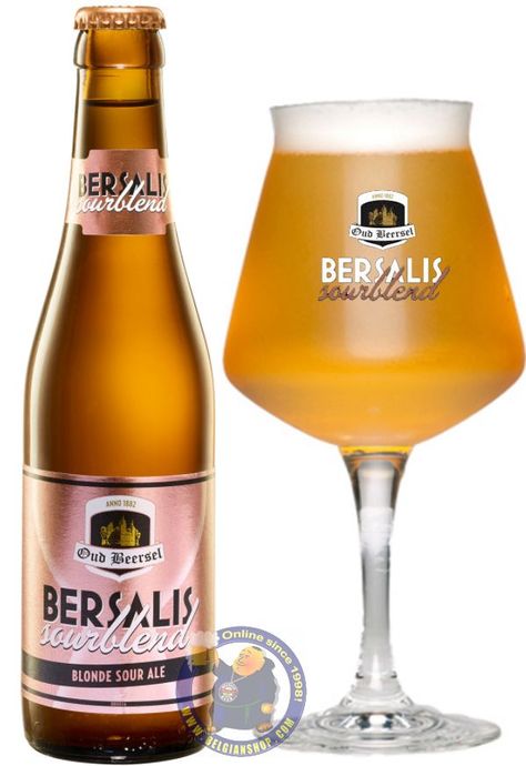 Our New Beer: Bersalis Sourblend 6°  http://store.belgianshop.com/special-beers/2085-bersalis-sourblend-6-13l.html  To celebrate the 10 year anniversary of the revival of the Oud Beersel Brewery, the brewmaster transposed his blending skills on blending “Ale” with “Lambic” to create Bersalis Sourblend, a beer that will conquer the hearts of people that yet need to fall in love with the traditional Lambic beers. Bersalis Sourblend is a refreshing sour blonde ale with the malty character of a Belg Beer Fridge, Blonde Ale, Beers Of The World, Beer Brands, Micro Brewery, 10 Year Anniversary, Best Beer, Year Anniversary, Craft Beer