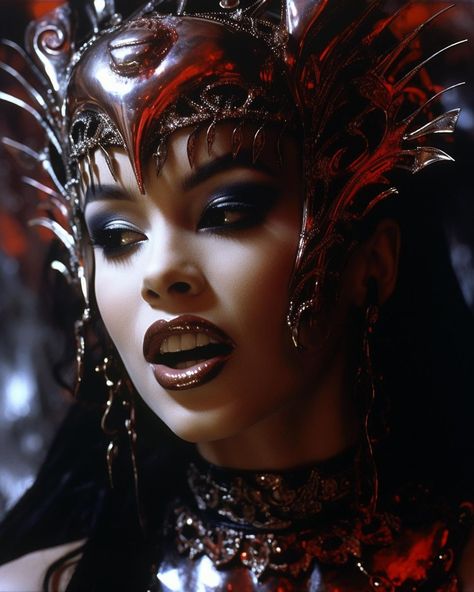 Day 25: Queen of the Damned @virtually.abloom #wickedwomen23 #aaliyah #queenofthedamned #2005 #vampire #akasha #vampiress… | Instagram Queen Of The Damned Art, Vampire Queen Aesthetic, Queen Of The Damned Aesthetic, Akasha Queen Of The Damned, Fake Skin Tattoo, Vampire Woman, Black Vampire, Queen Of The Damned, Fake Skin