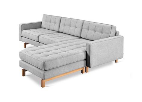 Jane Bi-Sectional | NEW | Three Chairs Co. Gus Modern, Sectional Sofa, Sectional, Ash, Walnut, Mid Century, Cushions, Sofa, Design