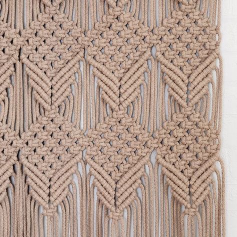 Macrame Wall Hanging Large, Knots Diy, Do It Yourself Projects, Macrame Diy, Macrame Wall, Macrame Wall Hanging, Creative Inspiration, Twine, Free Pattern