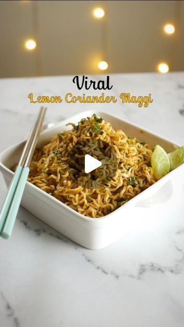 TastyBites on Instagram: "Trying Out Instagram's Viral Lemon Coriander Maggi 🤌🤤
.
Recipe🌸

1. Boil the Maggi 
2. In a bowl add chopped garlic, chopped onion, coriander, maggi taste maker, Oregano, Chilli Flakes and  some soya Sauce.
3. Now pour hot oil over these ingredients
4. Mix a little 
5. Add boiled maggi and lemon juice
6. Mix everything well. 

Ingredient details: 🌸

Garlic, Onion, Coriander, Maggi Tastemaker, Oregano, Chilli Flakes, Soya Sauce, Lemon, Hot Oil
Follow @tasty_bites192 For More Such Videos 💙🩷
.
.
.
.
.
.
#maggirecipes #Maggi #magginoodles #lemoncoriandermaggi #viralmaggi #viralrecepies #yummy #delicious #seo  #maggilover  #indianfoodbloggers #2minuterecipe" Lemon Maggi Recipes, Maggi Photography, Chili Garlic Maggi, Healthy Maggi Recipe, Maggi Seasoning Recipes, Lemon Coriander Maggi, Recipes With Maggi Seasoning, Maggi Noodles, Maggi Recipes