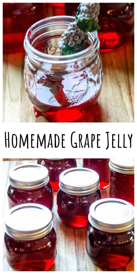 Fresh Grape Jelly Recipe, Grape Habanero Jelly, Grape Jelly With Liquid Pectin, Making Grape Jelly With Fresh Grapes, How To Make Grape Jelly From Grapes, Grape Jelly Recipe Homemade, How To Make Grape Jelly, Grape Jelly Recipe, Fruit Jelly Recipe