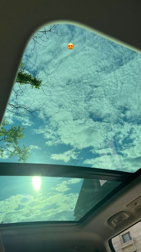 Sunroof Snap, Morning Car Drive Snapchat, Sunroof Aesthetic, Weather Snap, Car Snaps, Snap Streak Ideas Easy, Sky Photography Nature, Travel Pictures Poses, Cute Tumblr Pictures