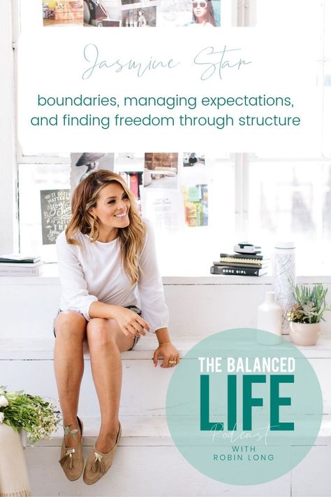 Jasmine Star: boundaries, managing expectations and finding freedom through structure - The Balanced Life Managing Expectations, Star Branding, Jasmine Star, Entrepreneur Advice, Star Jasmine, Blogging Inspiration, Balanced Life, Marketing Skills, Change Your Mindset