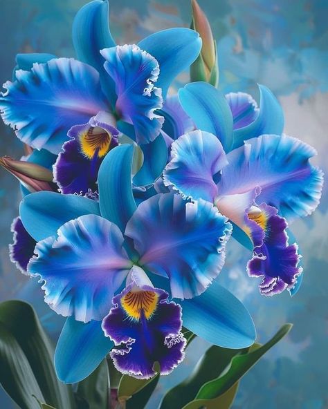 ʀᴏꜱᴇꜱ ᴀɴᴅ ꜰʟᴏᴡᴇʀꜱ | 🌿 Blue Cattleya Orchid (Cattleya 'Blue Velvet') 🌿 | Facebook Orchid Cattleya, Orchid Photography, Orchid Varieties, Cattleya Orchid, Beautiful Flowers Photos, Rose Marie, Orchid Care, Vibrant Purple, Flower Beauty