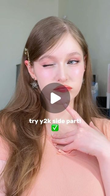 Olya on Instagram: "Follow for more tips ❤️ y2k side part is perfect to hide a forehead or for people who hates a middle part 🥰

tags:
#y2k #hairstyles #hairtips #sidepart #bigforehead #hairstyletutorial #hairstyleideas #y2kstyle" Hairstyles To Hide Forehead, Y2k Hairstyles, Big Forehead, Middle Parts, Middle Part, Side Part, Y2k Style, Hair Hacks, Follow For More