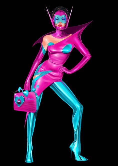 Retro Futuristic Pinup, Futuristic Look Fashion, Alien Fashion Illustration, 80s Space Fashion, Saturn Aesthetic Outfits, Extraterrestrial Aesthetic Outfit, Retrofuturism Aestethic Fashion, Futuristic Fashion Illustration, Scifi Aesthetic Fashion