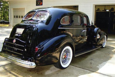 1939 PACKARD SENIOR 127 Lot 1089 | Barrett-Jackson Auction Company Wire Leaf, 50s Cars, Wire Wheels, Rubber Mats, Brown Pride, Barrett Jackson Auction, Barrett Jackson, Nice Cars, Hot Rods Cars