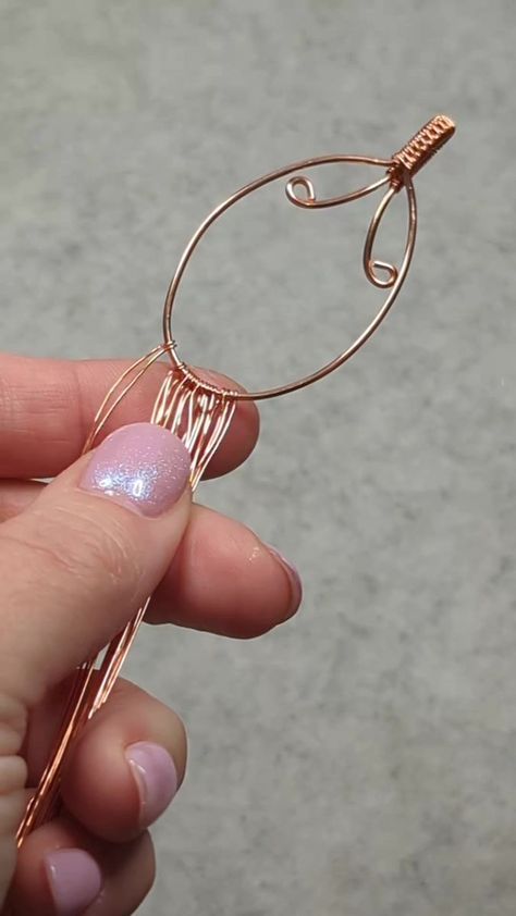 Part 3: Bending roots\twisting trunk for a tree of life pendant #wirewrap #wirewrappedpendant #tutorial #jewelrymaking #treependant #treeoflifependant | OxanaCrafts Diy Tree Of Life, Tree Of Life Wire, Diy Tree, Diy Wire Jewelry, Wire Pendant, Tree Of Life Pendant, Tree Pendant, Wire Wrapped Pendant, Wire Wrap