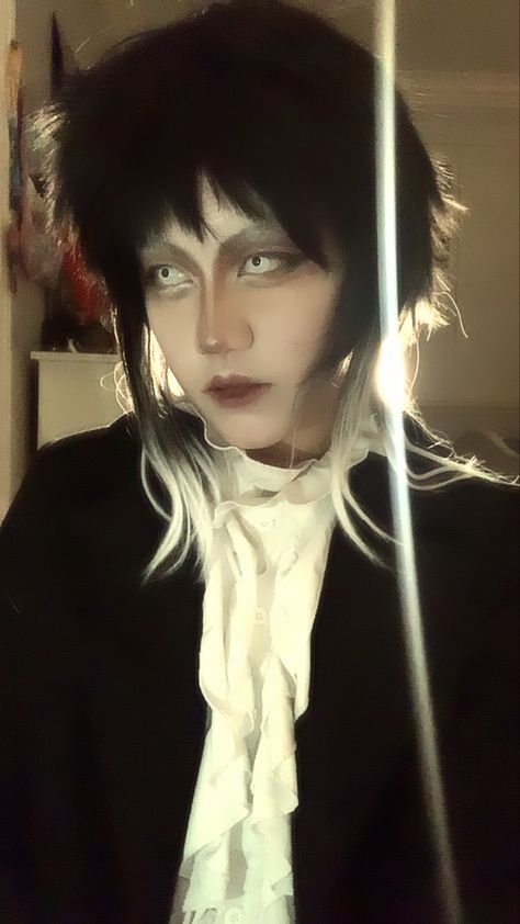 Akutagawa Cosplay Makeup, Akutagawa Outfit, Akutagawa Cosplay, Bsd Cosplay, Cosplay Inspo, Silly Things, Cosplay Makeup, Cosplay Ideas, Stray Dogs