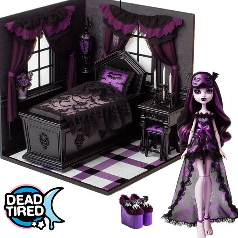 Slugmantha Mucus 🐌 (@_skullector) • Instagram photos and videos Monster High Bedroom, Monster High Room, Monster High Dollhouse, Creepy Stuffed Animals, Gothic Decor Bedroom, Monster High Doll Clothes, Diy Monsters, Arte Monster High, Monster High Pictures