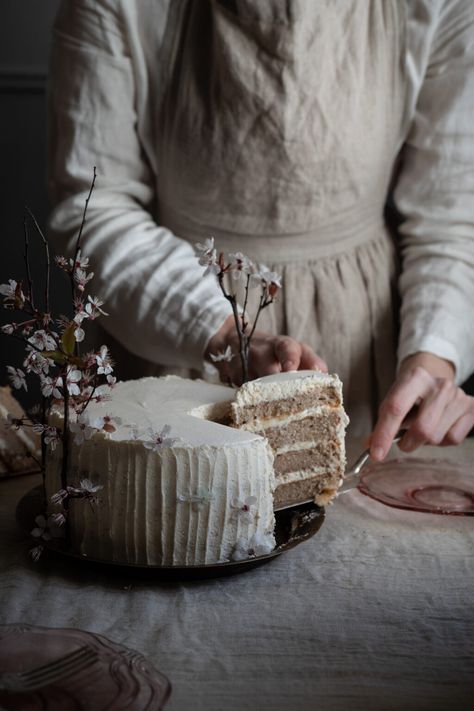 Earl grey blood orange and cardamom chiffon cake - twigg studios Apple Cinnamon Cake, Almond Fruit, Cardamom Cake, Raspberry Rhubarb, Gluten Free Apple, Tree Story, Mug Cake Microwave, How To Make Frosting, Lemon Drizzle Cake