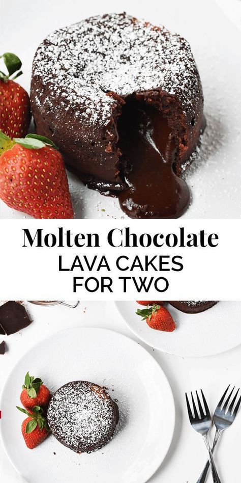 Cakes For Two, Molten Lava Cakes Recipe, Chocolate Lava Cakes, Cinnamon Buttercream, Chocolate Lava Cake Recipe, Smores Dessert, Molten Chocolate Lava Cake, Moist Cupcakes, Gingerbread Cupcakes