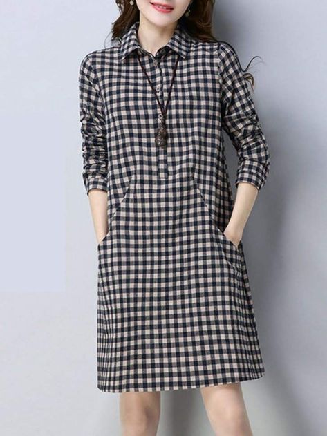 Linen Shift Dress, Striped Shift Dress, Trendy Skirts, Mod Dress, Kurta Designs, 가을 패션, Hijab Outfit, Linen Dresses, Style Outfits