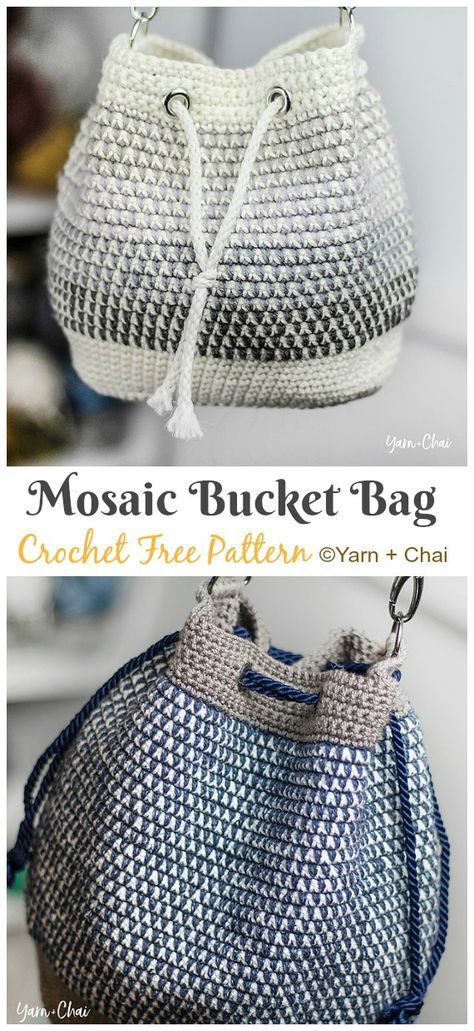 Bucket Bag Crochet Free Patterns - Crochet & Knitting crochet bag pattern #crochetbagpattern #crochet #crochetbag #crochetbags 3.592 Bucket Bag Crochet, Bucket Crochet, Crochet Pikachu, Aesthetic Patterns, Crochet Free Patterns, Crochet Aesthetic, Crochet Bag Pattern Free, Bag Pattern Free, Crochet Market Bag