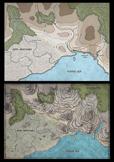 Ghosts Of Saltmarsh, D D Maps, Fantasy Map, Dungeon Master, Wizards Of The Coast, Alien Logo, Dungeons And Dragons, World Map, Vintage World Maps