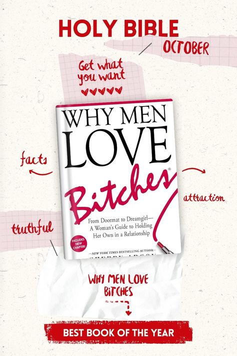 Why Men Love Bitches by Sherry Argov is a must-read for women who want to take control of their relationships and embrace their inner confidence! 🌟 This empowering book reveals the secrets to creating lasting attraction and setting healthy boundaries in dating and love. Learn why being independent, assertive, and unapologetically yourself can make men more interested and attracted to you. 📚💪 Boundaries In Dating, Sherry Argov, Being Independent, Inner Confidence, Empowering Books, Men Love, Setting Healthy Boundaries, Life Changing Books, Healthy Boundaries