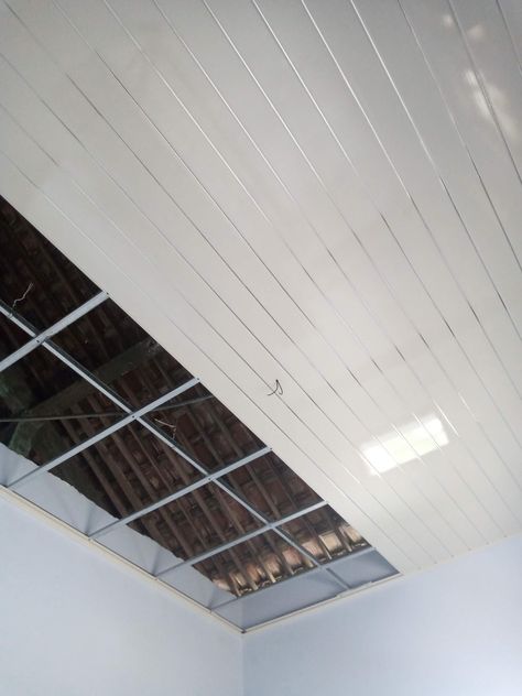 Pvc Ceiling Design Balcony, Pvc Ceiling Tiles, Gypsum Ceiling Design, Fall Ceiling, Pvc Ceiling Design, Pop False Ceiling Design, Small House Front Design, Pop Ceiling Design, Indian Home Interior