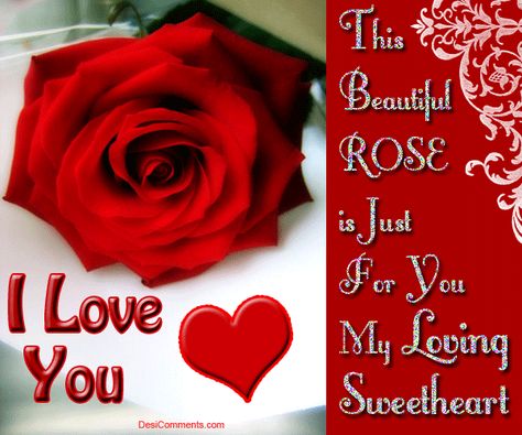 This beautiful rose is just for you...My Loving Sweetheart love romantic love quote sweetheart poem wife husband valentine's day dear valentine valentine card romantic quote love poem romantic poem romantic card Happy Rose Day Wallpaper, Rose Day Wallpaper, Rose Day Shayari, Sweet Love Words, Happy Rose Day, 7 February, Rose Day, Romantic Poems, Message For Girlfriend