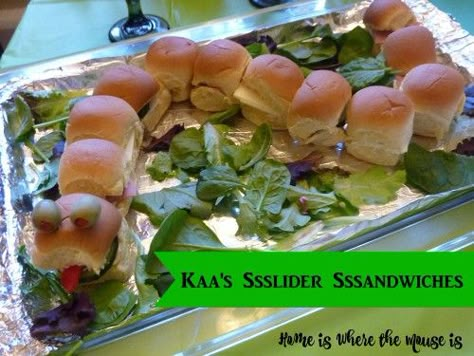 Jungle Theme Sandwiches, Jungle Book Party Food, Jungle Theme Food, Jungle Party Food, Jungle Book Birthday Party, Jungle Book Birthday, Jungle Food, Jungle Book Party, Jungle Book Movie