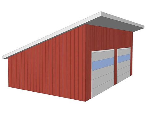 shed roof Barn Roof Styles, Single Pitch Roof, Timber Frame Garage, 8x12 Shed Plans, Shed Design Plans, Pitch Roof, Sloped Roof, Skillion Roof, Modern Roofing