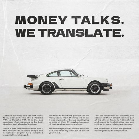 Porsche Advert, Ad Headlines, Porsche Ads, Car Print Ads, Copywriting Ads, Copywriting Advertising, Porsche Poster, Clever Advertising, Vintage Porsche