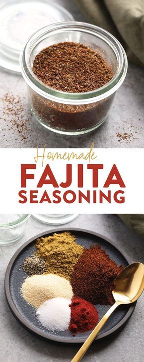 Seafood Fajitas, Steak Veggies, Fajita Seasoning Recipe, Fajita Mix, Fajita Seasoning Mix, Fajita Spices, Taco Mix, Homemade Fajita Seasoning, Fit Foodie Finds