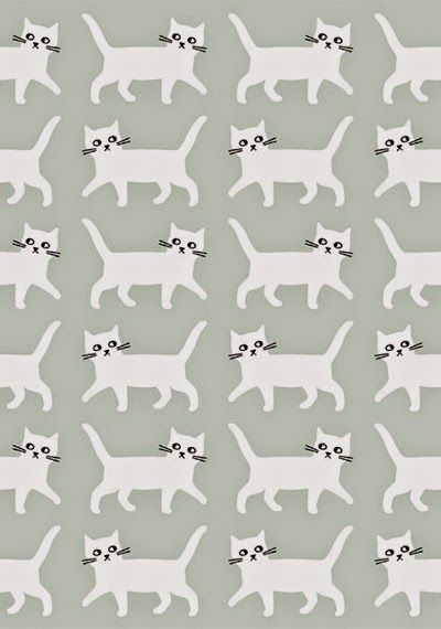 print & pattern: NEW COLLECTION - audrey jeanne Image Chat, Pattern Play, Pretty Patterns, Photo Images, Cat Pattern, Pattern Illustration, Textile Patterns, Surface Pattern Design, Print Pattern